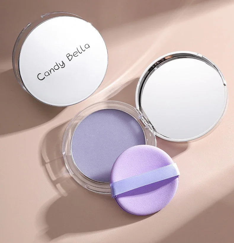 1PC Candy Bella Violet Cream To Powder Skin-friendly Skin Natural Face Long Lasting Oil-controlling Contouring Powder Cosmetics Good Vibrations