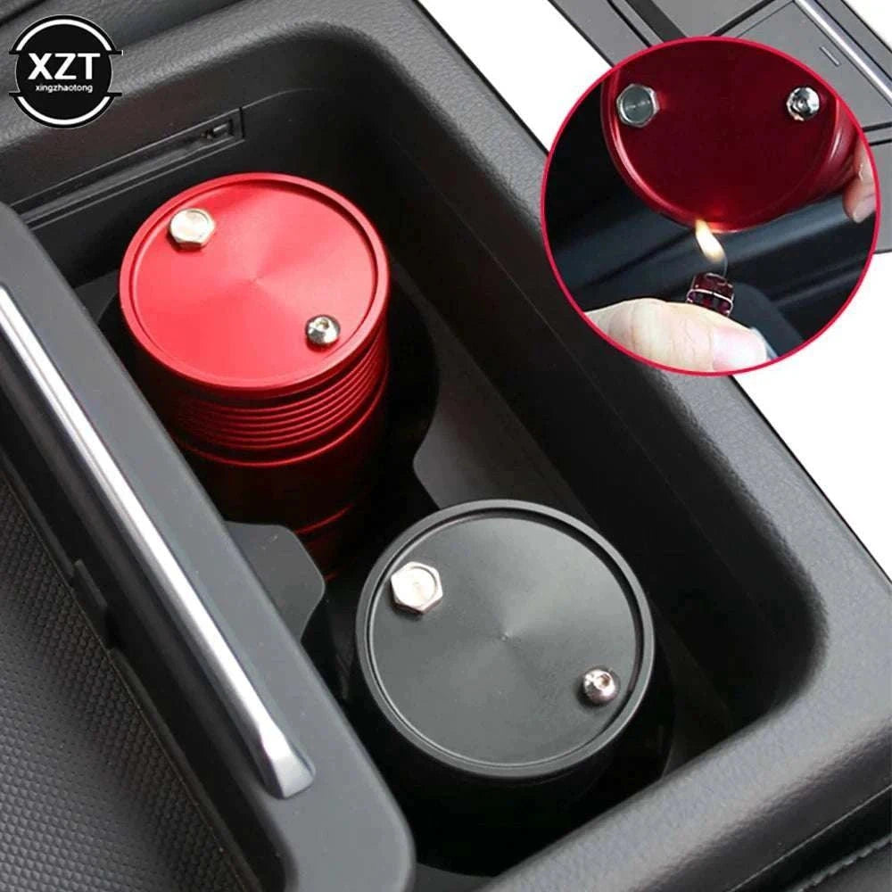 High Quality Aluminum Alloy Temperature Car Ashtray Portable Car Ashtray Home Office Good Vibrations Adult Super Store