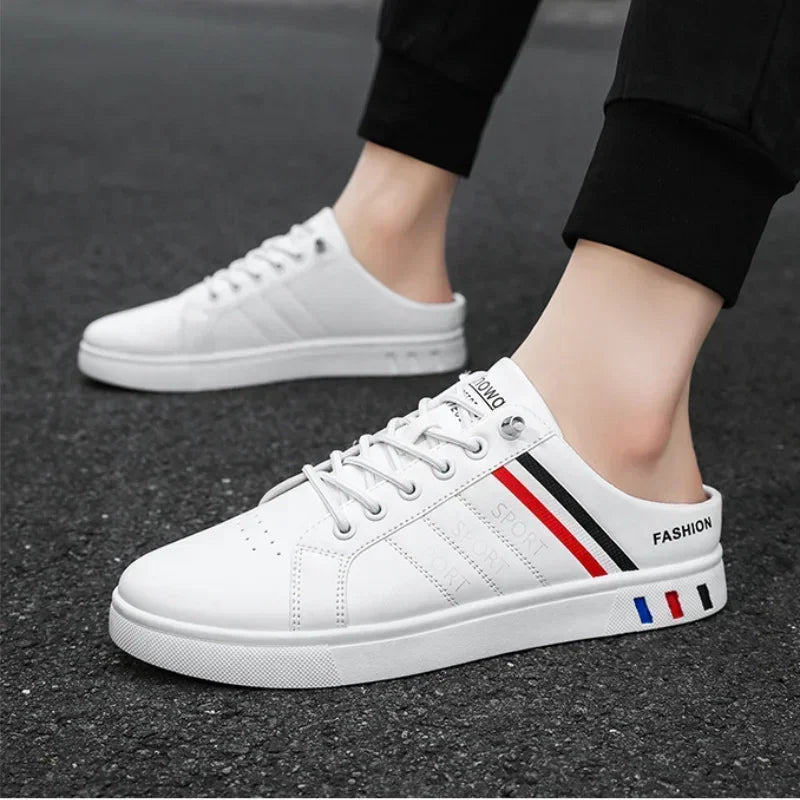 Men's Sneakers Brand Casual Shoes Men Lightweight Comfort Slip on Loafers for Men Breathable Flats Sneakers Men Chaussure Hommes Good Vibrations