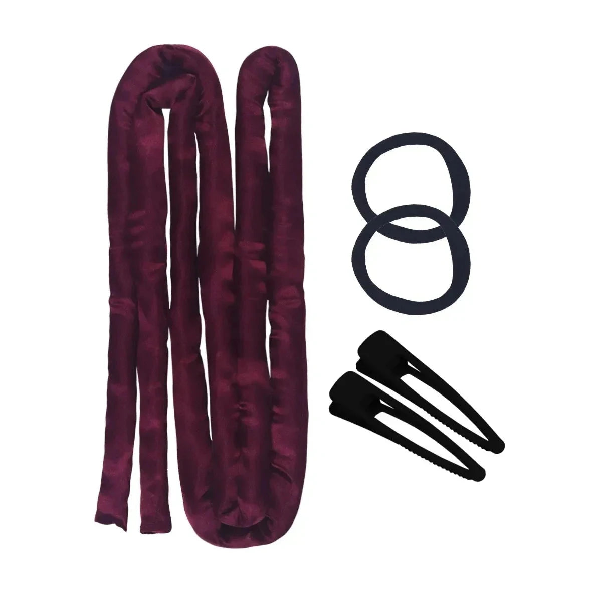 No Heat Soft Hair Curlers Lazy Hair Rollers Heatless Curling Rod Headband Sleeping Silk Curls Ties Perm Rods Hair Styling Tools Good Vibrations