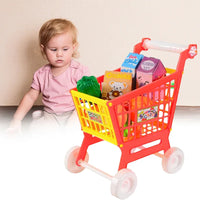 21 Pieces Trolley Toys Interactive Play Set Shopping Cart Play Set Role Play Toys Pretend Play Educational Toy for Children Kids Good Vibrations