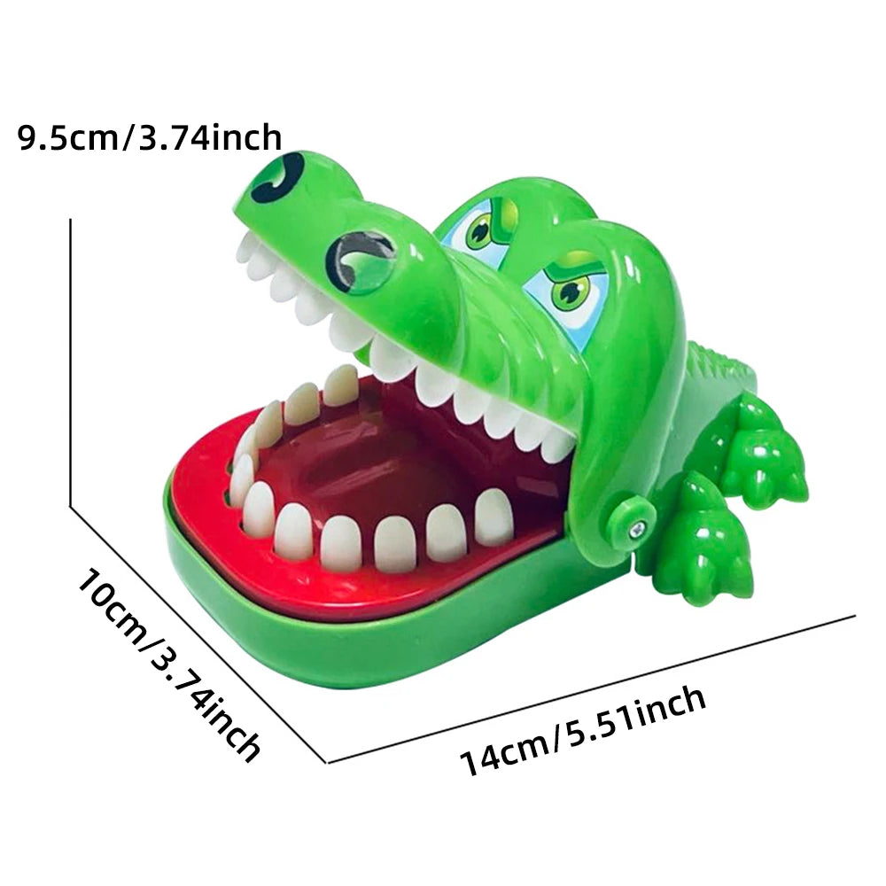 Crocodile Teeth Toys Children's Crocodile Bites Fingers Reaction Training Novelty Children's Lucky Game Trick Decompression Toy Good Vibrations