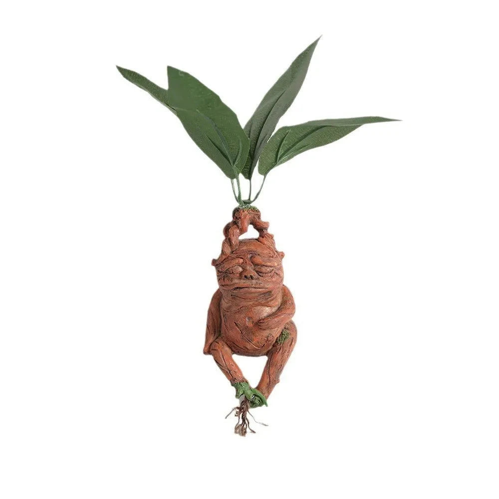 Garden resin ornaments Magical Mandrake Garden Statue, Outdoor Decoration, Gift for Holidays Good Vibrations