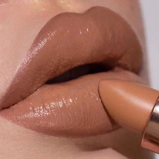 Long Lasting Velvet Matte Lipstick Waterproof Non-stick Cup Lip Sticks Sexy Nude Brown Red Pink Lipsticks Women Makeup Cosmetics Good Vibrations