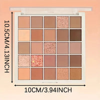 25 Color eye shadow Palette - Matte and glossy finish, waterproof, earth tones, create amazing eye makeup Good Vibrations