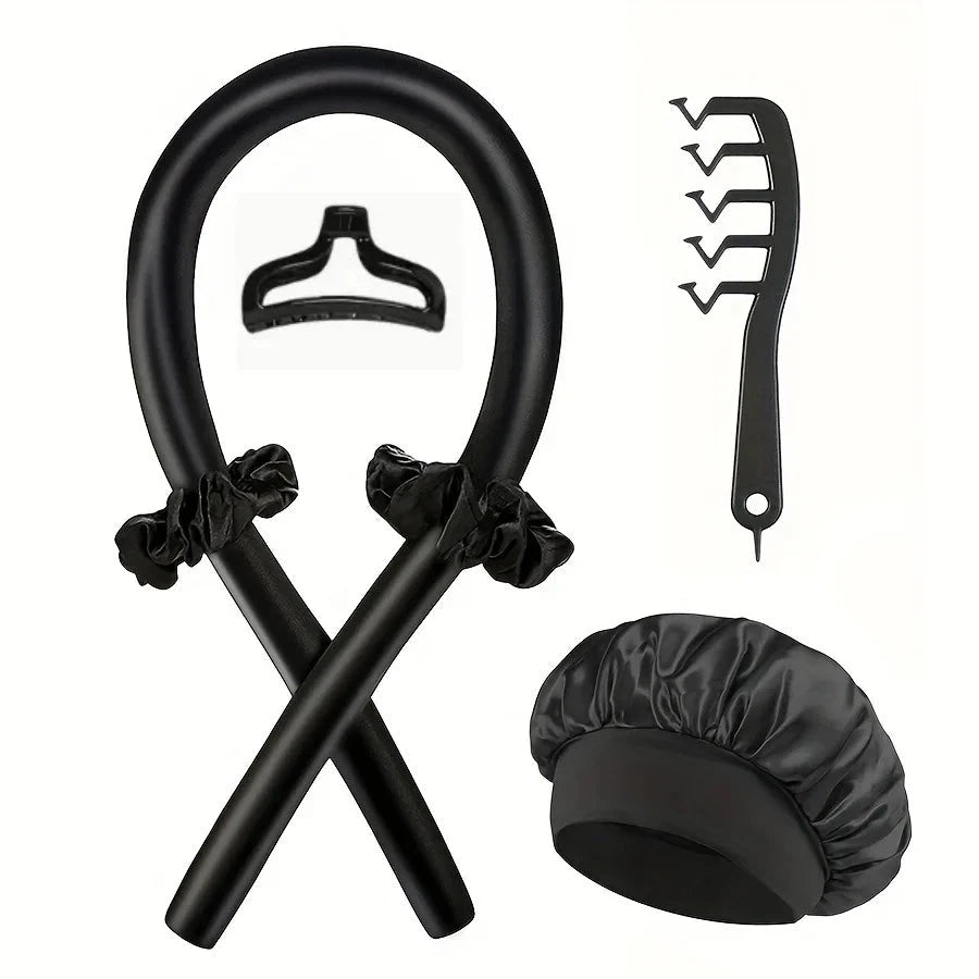 Heatless Curling Rod Headband Night Cap No Heat Hair Curler Hair Rollers Soft Curlers Lazy Curls Sleeping Bonnet Styling Tools Good Vibrations