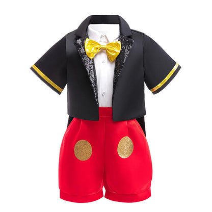 Little Girl Mickey Dress Toddler Kids Minnie Cosplay Outfits Red Dot Princess Mouse Costume Halloween Baby Clothes Good Vibrations