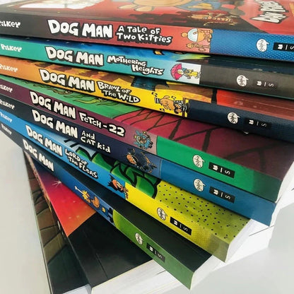 Hardcover (Dog Man): Blockbusting Full-Colour Graphic Novel International Author Dav Pilkey Random 3 books Good Vibrations