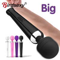 Powerful Magic Wand Vibrator for Women Big AV Body Massager G Spot Clitoris Stimulator USB Charging Adult Sex Toys for Woman Good Vibrations Adult Super Store