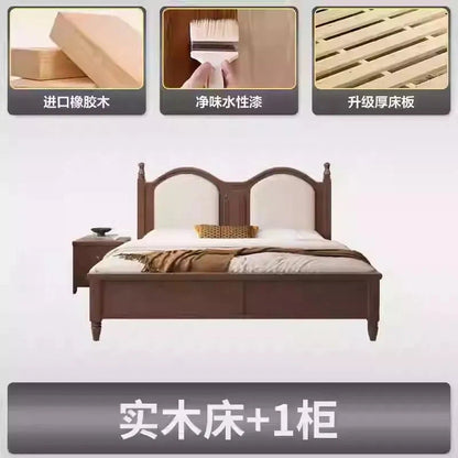 Europian Bedroom Bed Aesthetic Unique Nightstands Headboards Bed Modern Storage Cama Elastica Pula Pula Home Accessories Good Vibrations