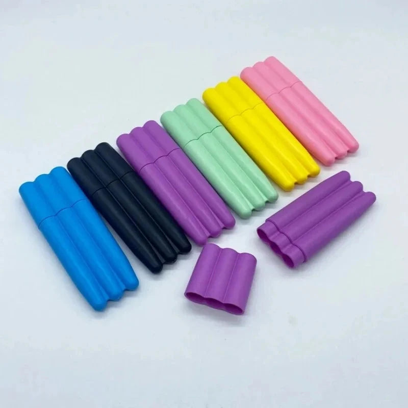 Colorful Triple Plastic Cigarette Case No-Smell Waterproof Holder Seal Container Plastic Storage Easy to Take Good Vibrations Adult Super Store