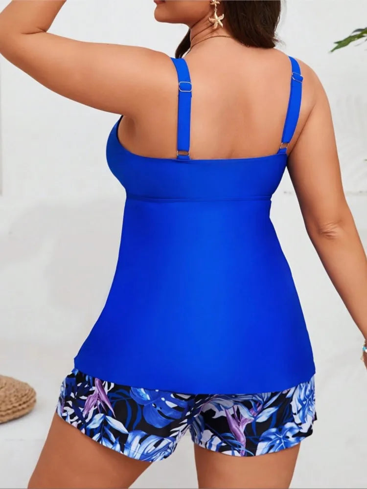 L-5XL Plus Size High Waist Bikini Women's Push Up Large Size 3XL 4XL Swimsuit Summer Mujer Tummy Control Swimwear Bikini Sets Good Vibrations
