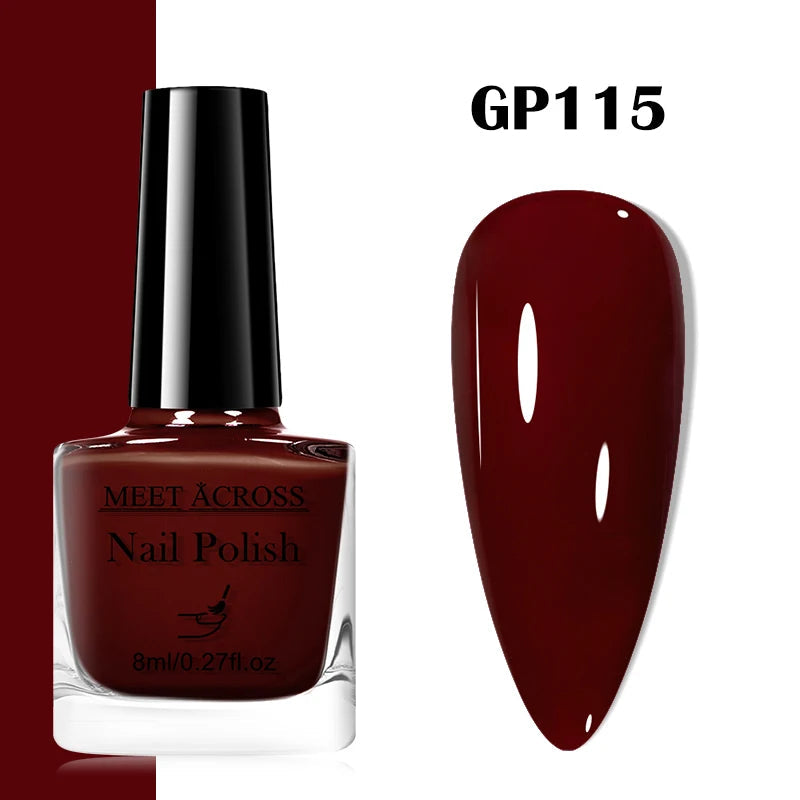 48 Colors Nail Polish Quick Dry No-bake Lasting Water-based Tearable Manicure Not Easy To Fade Semi-permanent Varnish Nail Art Good Vibrations