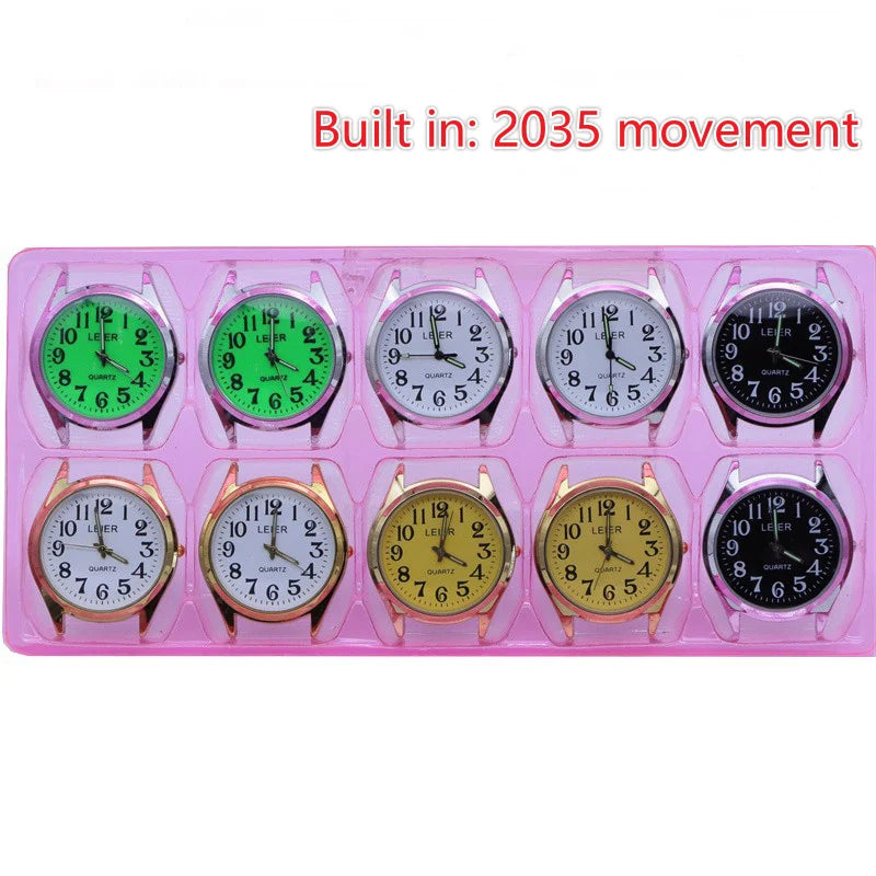 2035 Movement Waterproof Digital Watch Large Display DIY No Band Needed Shock Resistant Timepiece for Active Lifestyles Good Vibrations