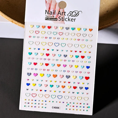 24 Pcs/box Children Cartoon Nail Tips Colorful Artificial Fake Nails for Cute Kids Girls Full Cover Short False Nail Art Kits* Good Vibrations