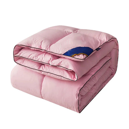 Winter Warm Thicken Duvet 100% Cotton Face Filling Fiber Down Quilts 150x200cm Home Sleeping White Duvet 1pc Good Vibrations