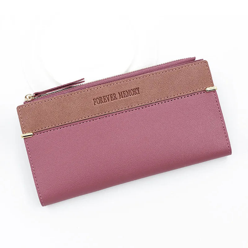 Long Purses For Women Wallet New Fashion Long Coin Purse Card Holder Small Ladies Wallet Female Hasp Mini Clutch billetera bolas Good Vibrations