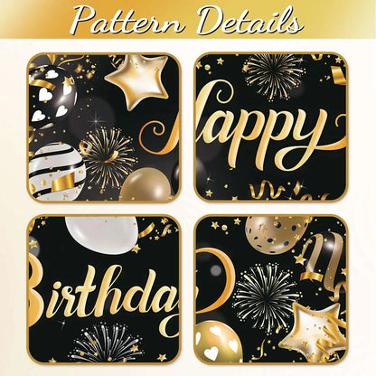 Happy Birthday Banner Birthday Party Decoration Kids Boys Girl Baby Shower Decoration Bunting Garland Banners Flags Anniversary Good Vibrations