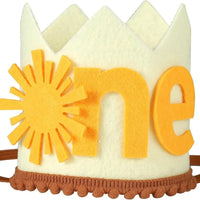 Children's Birthday Party Decoration Sun's Birthday Crown Birthday Party Decoration Hat Good Vibrations