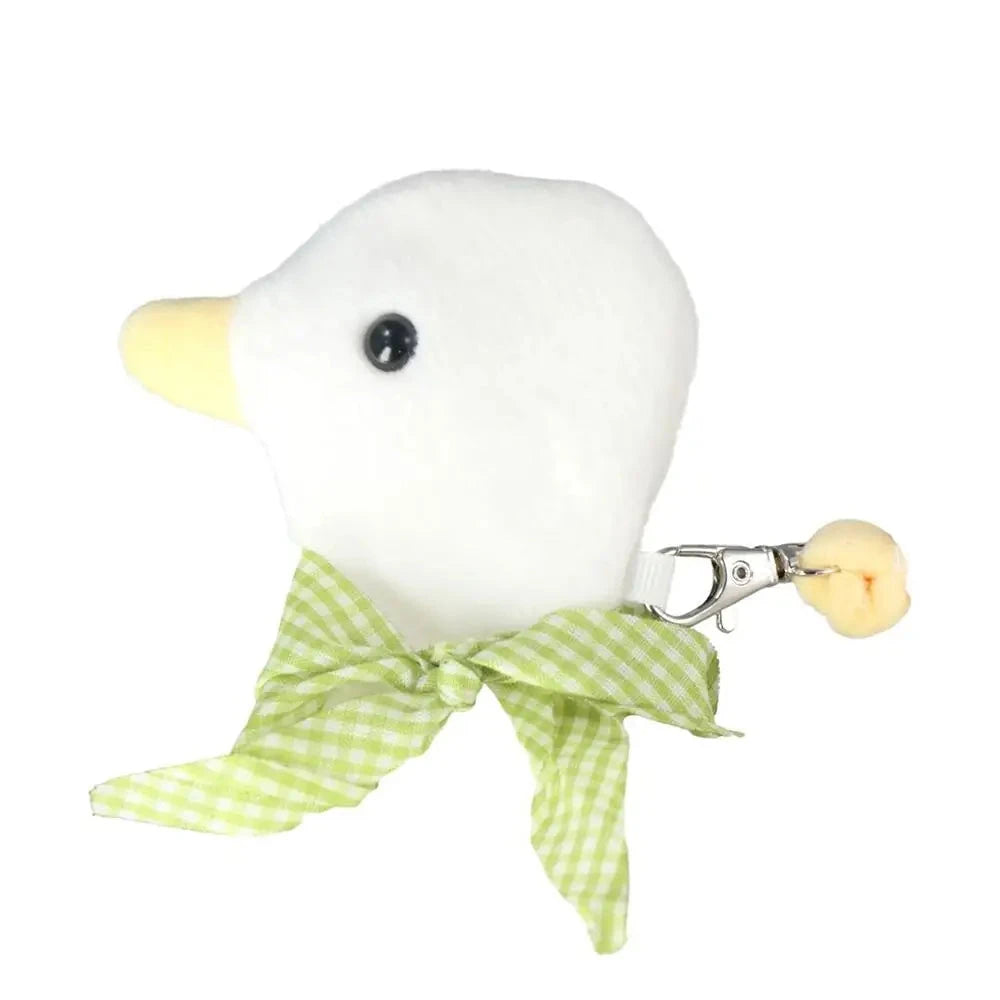 Cute Animal Plush Duck Coin Purse Zipper Large Capacity Animal Handbag Ins Style Cartoon Cartoon Wrist Bag Shopping Good Vibrations