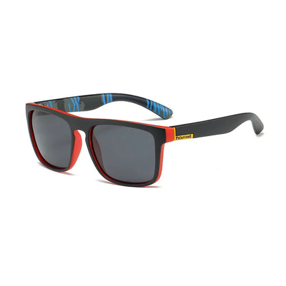 Fashion Square Vintage Polarized Sunglasses Men Women Retro Driving Fishing Luxury Brand Designer Sun Glasses UV400 Eyewear Очки Good Vibrations