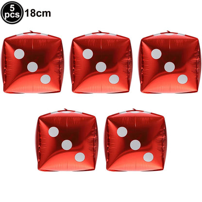 Casino Theme Party Decorations Las Vegas Hanging Poker Cube Dice Hanging Casino Party Ceiling for Casino Night Decor Supplies Good Vibrations