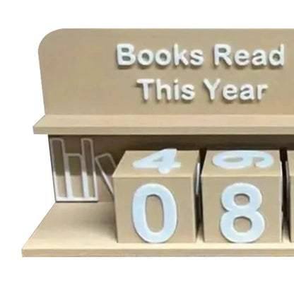 Books Read This Year Counting Ornaments 3D Printed Book Read Tracker Library Decor Ornament for Teachers Writers Library Lovers Good Vibrations