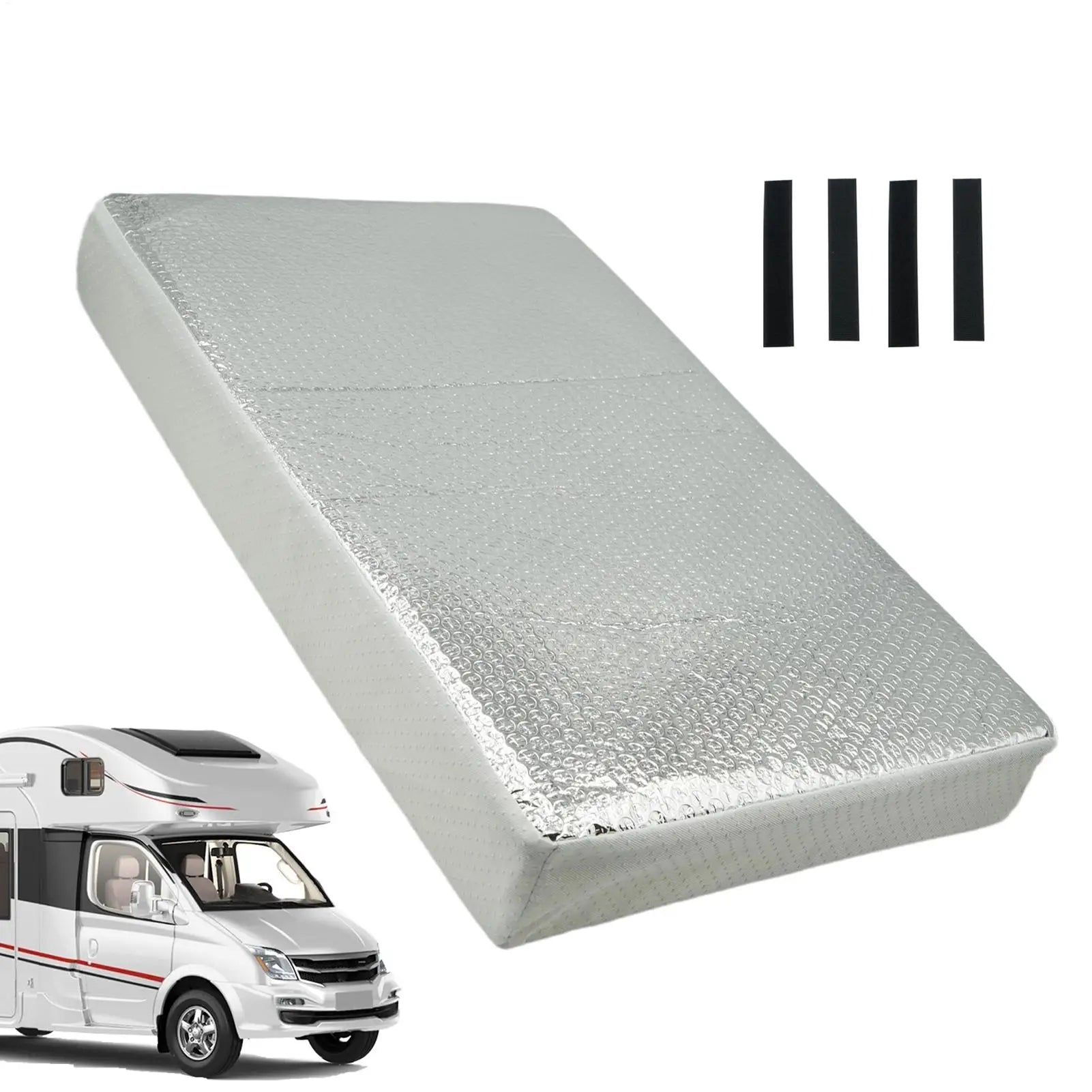 RV Vent Insulator Reflective Waterproof RV Roof Vent Cover Automotive Supplies for Hot Day Winter Camping Road Trip Good Vibrations