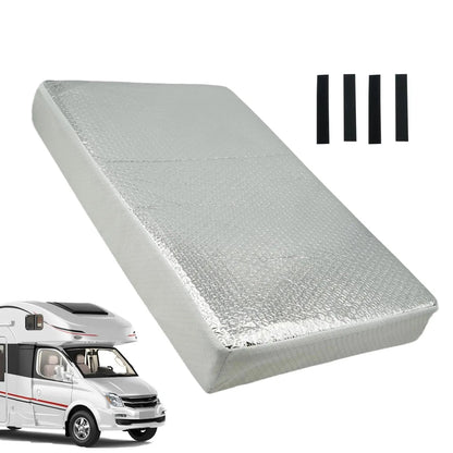 RV Vent Insulator Reflective Waterproof RV Roof Vent Cover Automotive Supplies for Hot Day Winter Camping Road Trip Good Vibrations