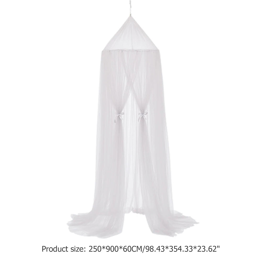 Bed Canopy Hanging Mosquito Net Princess Dome Foldable Bedcover for Children Good Vibrations