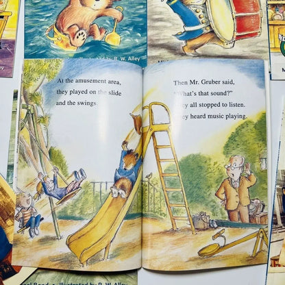 8 Books/set English Picture Book I Can Read Paddington Cartoon Storybook Kids Early Education Children's Learning Book Add Audio Good Vibrations