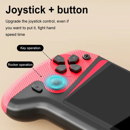 Retro Handheld Game Console 3.5inch LCD Screen Built-in 500 Games Gaming Console TV Connect Video Game Console for Single Player Good Vibrations