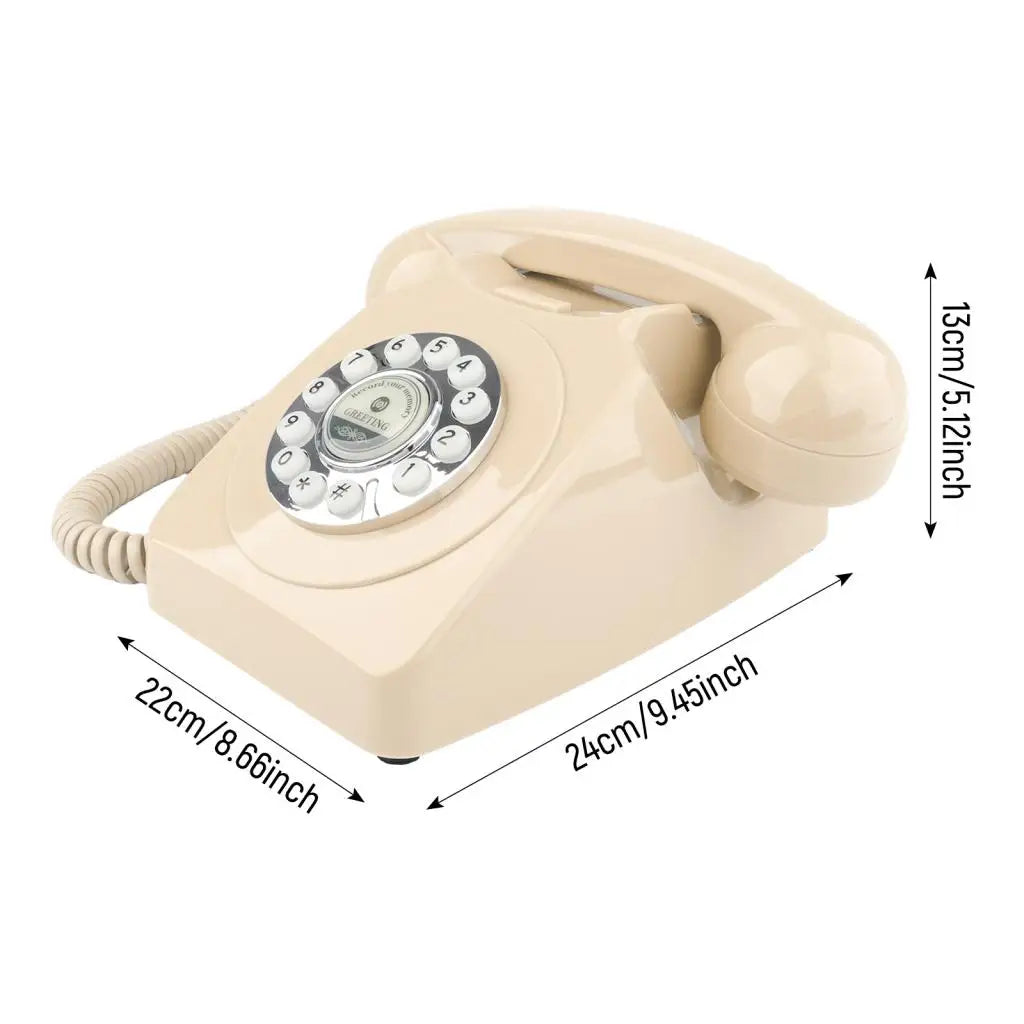 Audio Guestbook Phone Wholesale Wedding Party Gathering Guestbook Antique Telephones with Recording Function Retro Phone Good Vibrations