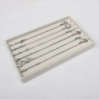 Jewelry Storage Box Tool Necklace Ring Earrings Box Classification Storage Box Jewelry Brooche Display Box Drawer Organizer Tray Good Vibrations