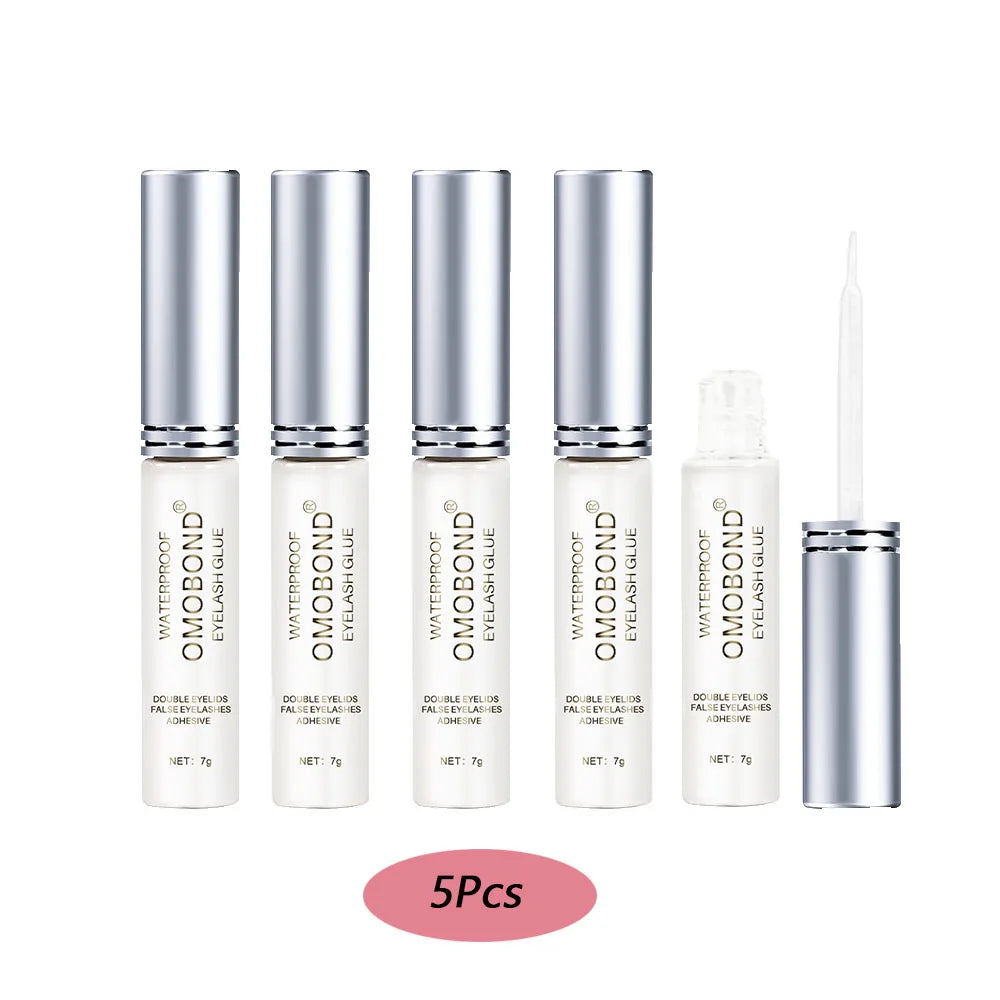 5Pcs Fast Drying Nail Art Glue Glitter UV Acrylic Rhinestones Press on Nails Strong Adhesive Nail Glue False Tips Manicure Tool Good Vibrations