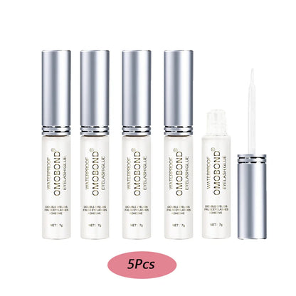 5Pcs Fast Drying Nail Art Glue Glitter UV Acrylic Rhinestones Press on Nails Strong Adhesive Nail Glue False Tips Manicure Tool Good Vibrations