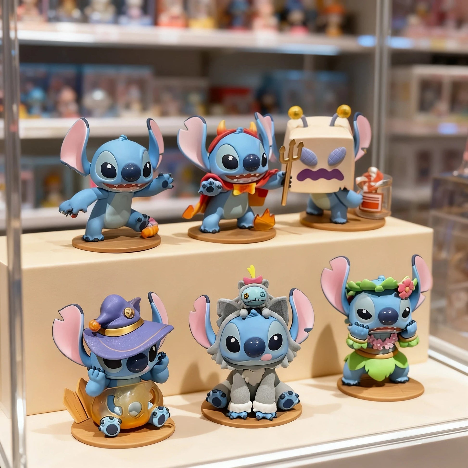 2025 New Stitch Blind Box Disney Stiezy Funny Diary Series Mysteries Guss Bag Anime Figure Model Decoration Collection Toys Gift Good Vibrations