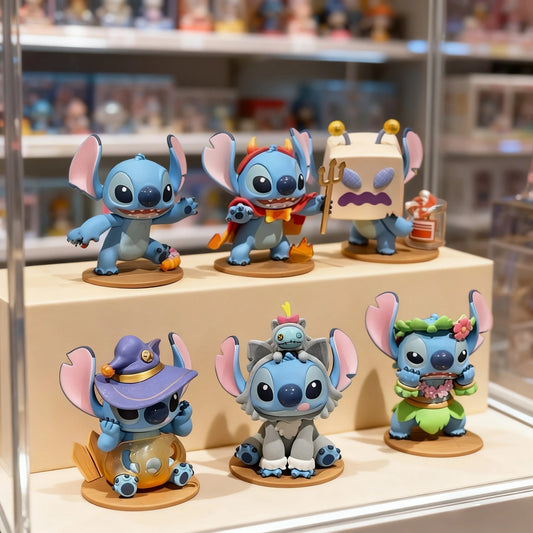 2025 New Stitch Blind Box Disney Stiezy Funny Diary Series Mysteries Guss Bag Anime Figure Model Decoration Collection Toys Gift Good Vibrations