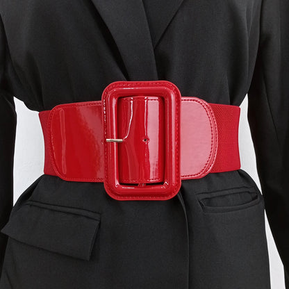 Plus Size Black Stretch Cummerbunds Female Wide Black Corset Belt Big Dress Red Waistband Designer Belts For Women White Good Vibrations