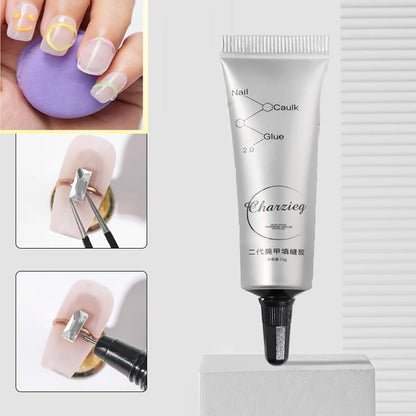 10/5/1pcs Extra-Strong Nail Glue Quick Dry Nail Tips Adhesive Acrylic Nail Glue Professional DIY Rhinestone False Nail Glue Good Vibrations