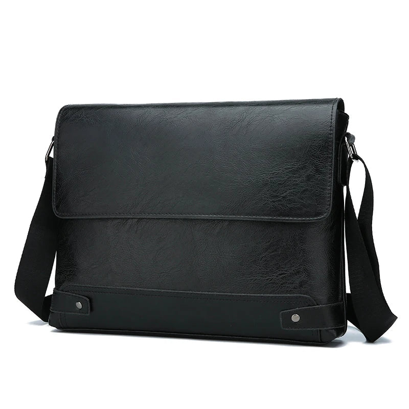 Shoulder Bag, Men's Crossbody Bag, Business Bag, Large Capacity, For Business Trips and Work Good Vibrations