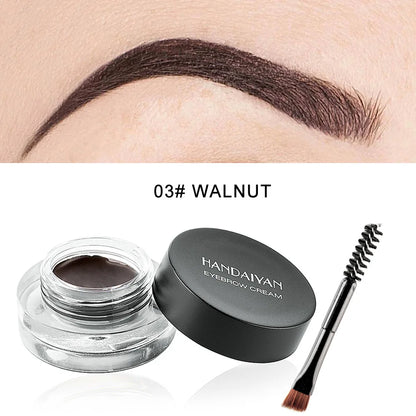 HANDAIYAN 12 Color Waterproof Eyebrow Cream Professional Eyeliner Eyebrow Gel High Brow Tint Black Eye Brow Makeup Tools Good Vibrations