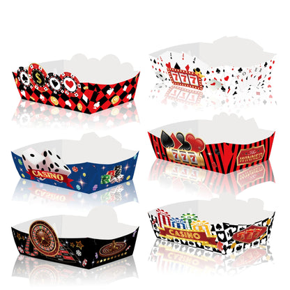 Casino Birthday Party Supplies for Adults Casino Party Decors Poker Paper Plates Cups Napkins Casino Night Vegas Supplies Favors Good Vibrations