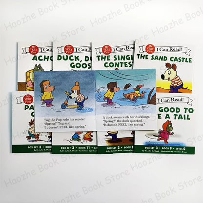 12 Books Set My Very First I Can Read English Picture Book for Beginner Pocket Book for Children Kids Montessori Bedtime Reading Good Vibrations