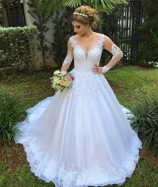 Vestido De Noiva Renda Wedding Dress 2022 Robe Mariage Sexy Bohemian Long Sleeve Wedding Dresses Bride Dress Casamento Good Vibrations