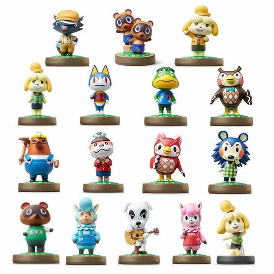 16th Edition Animal Crossing Friends Friendship Family Portrait Figure Set - Shiri Hikari Game Anime Figure Set Good Vibrations
