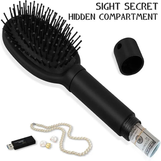 Creative Sight Secret Hair Comb with hidden storage for valuables like cash and jewelry.