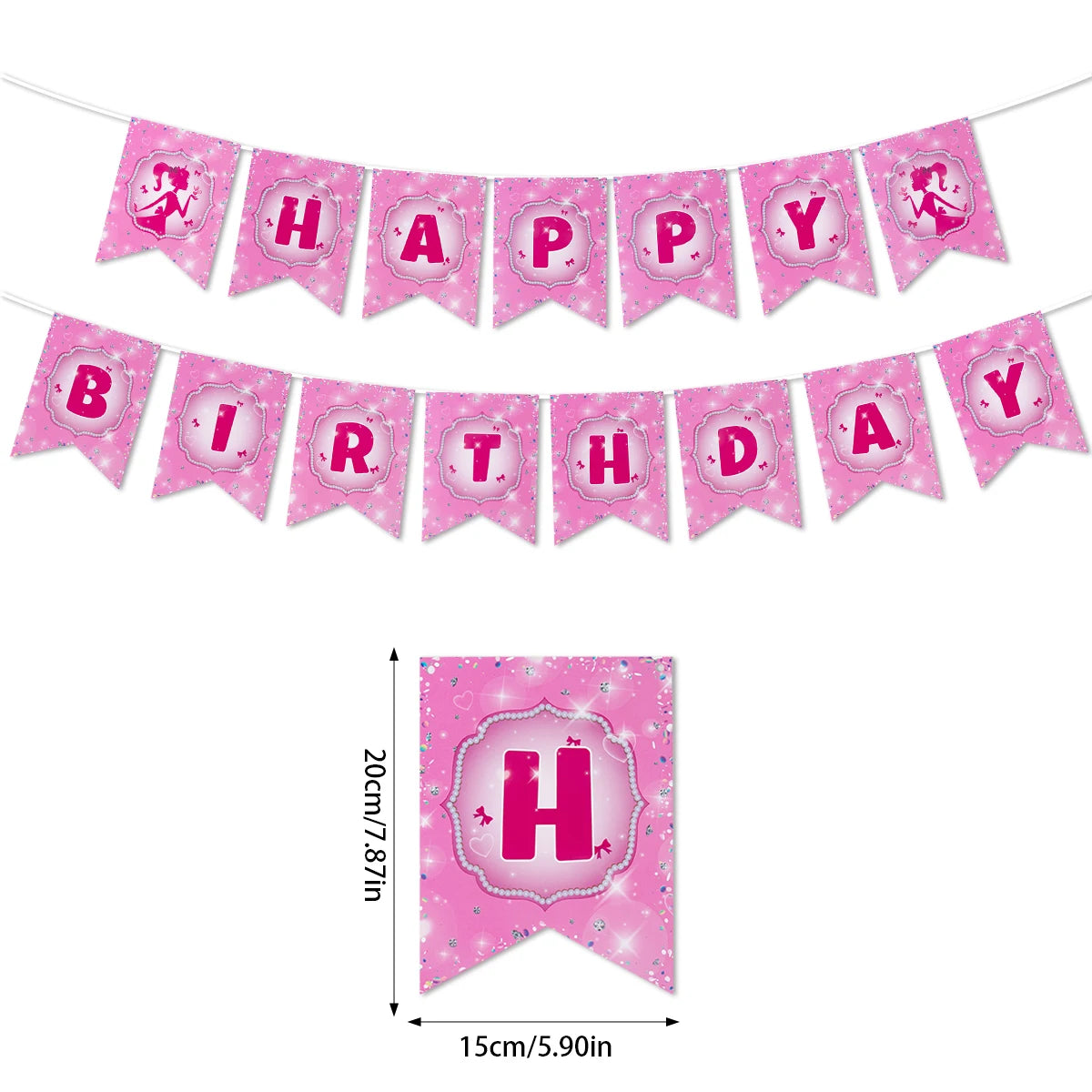 Pink Girls Party Disposable Tableware Paper Plate Cup Napkin Princess Kids Girl Birthday Party Decor Baby Shower Decor Supplies Good Vibrations