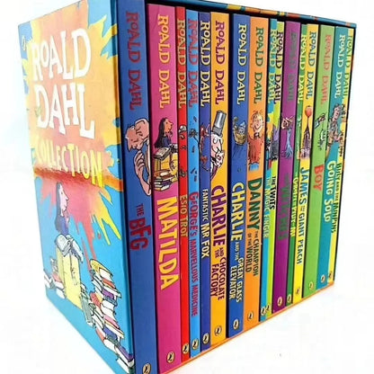 20 Books/Set Roald Dahl Collection Children's Literature English Picture Novel Story Book Set Early Educaction Reading for Kid Good Vibrations