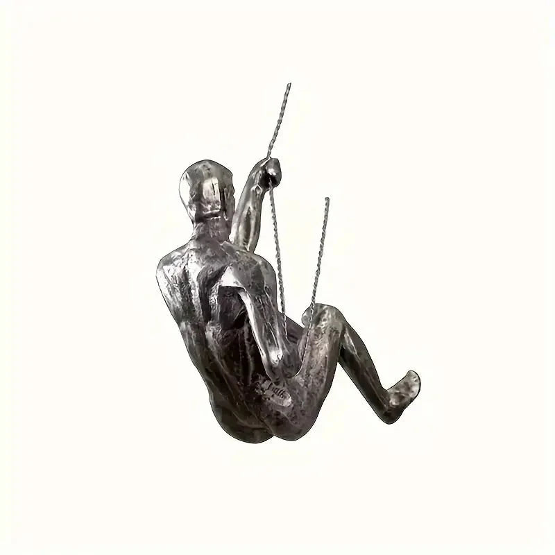 Retro Climbing Man Series Statue Wall Decoration Unique Touch Creative Climbing Statue Pendant Party Decoration Good Vibrations